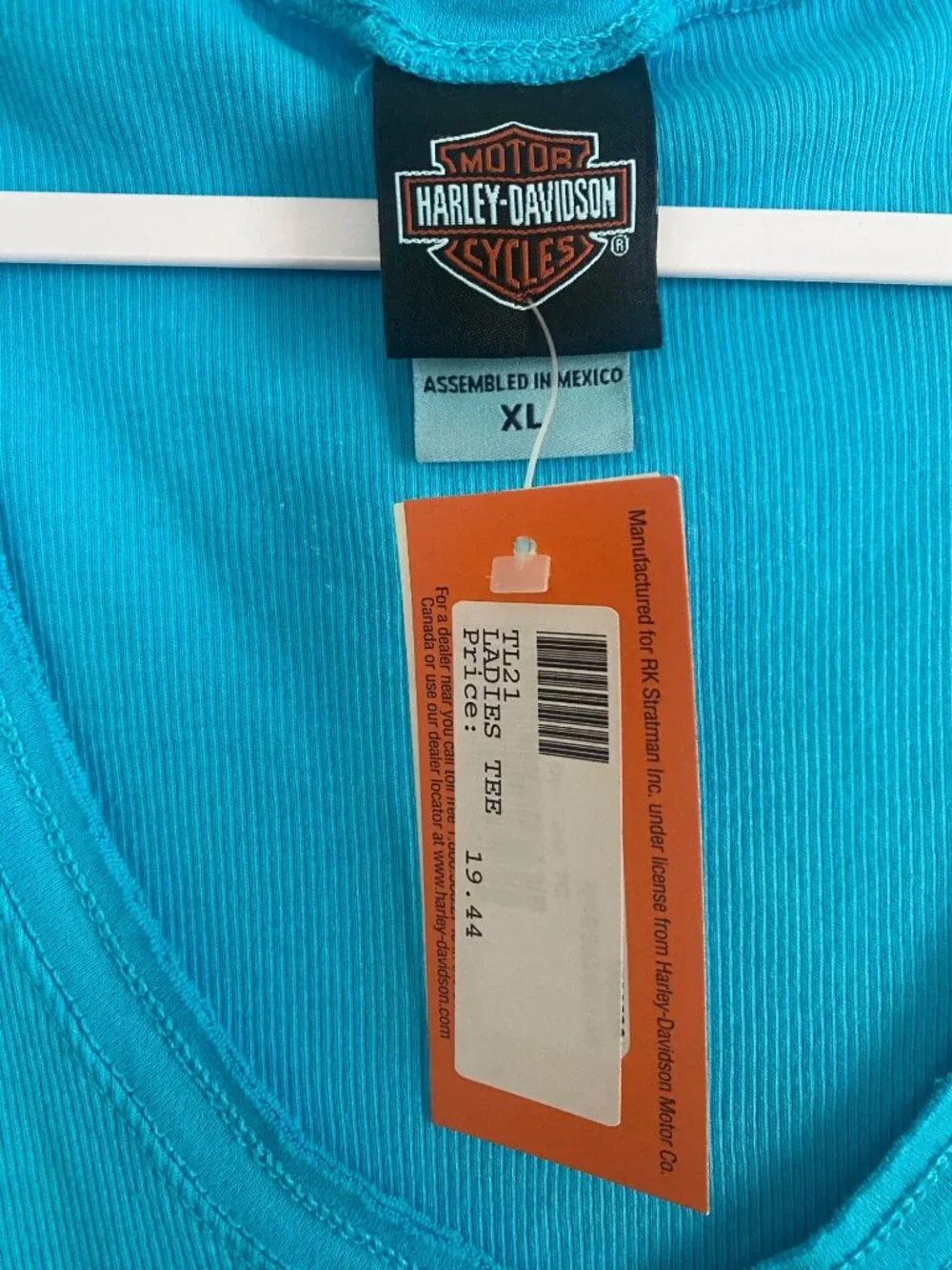 Harley-Davidson Women’s Blue "Harley Girl" Tank Top Myrtle Beach Logo Size XL - Picture 5 of 6